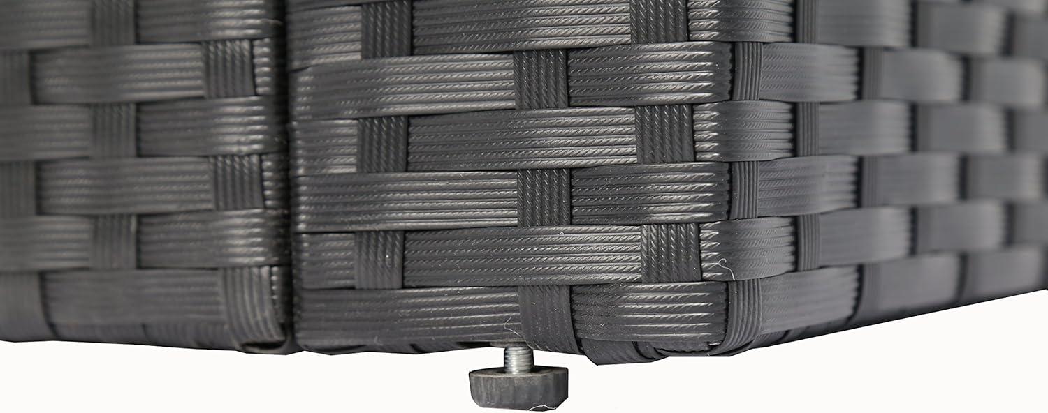 Baner Garden Complete Patio 4 Piece Rattan Wicker Conversation Set