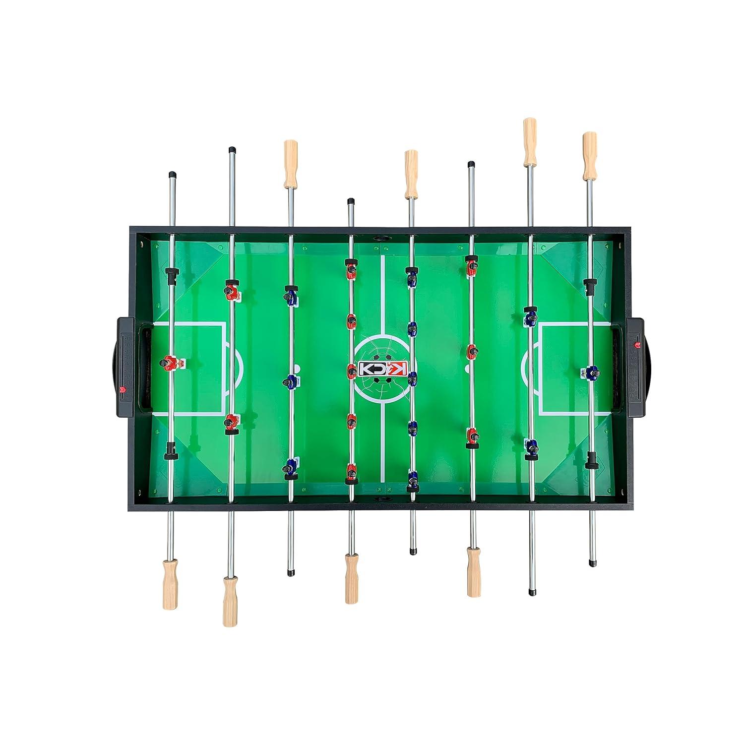 KICK Foosball Tables KICK Quad 48″ 4-in-1 Multi Game Table Combo Arcade Set for Home, Game Room, Friends & Family