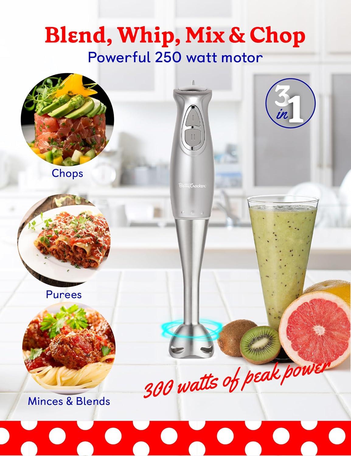 Betty Crocker BCK Series Betty Crocker 2 Speed Hand Immersion Blender