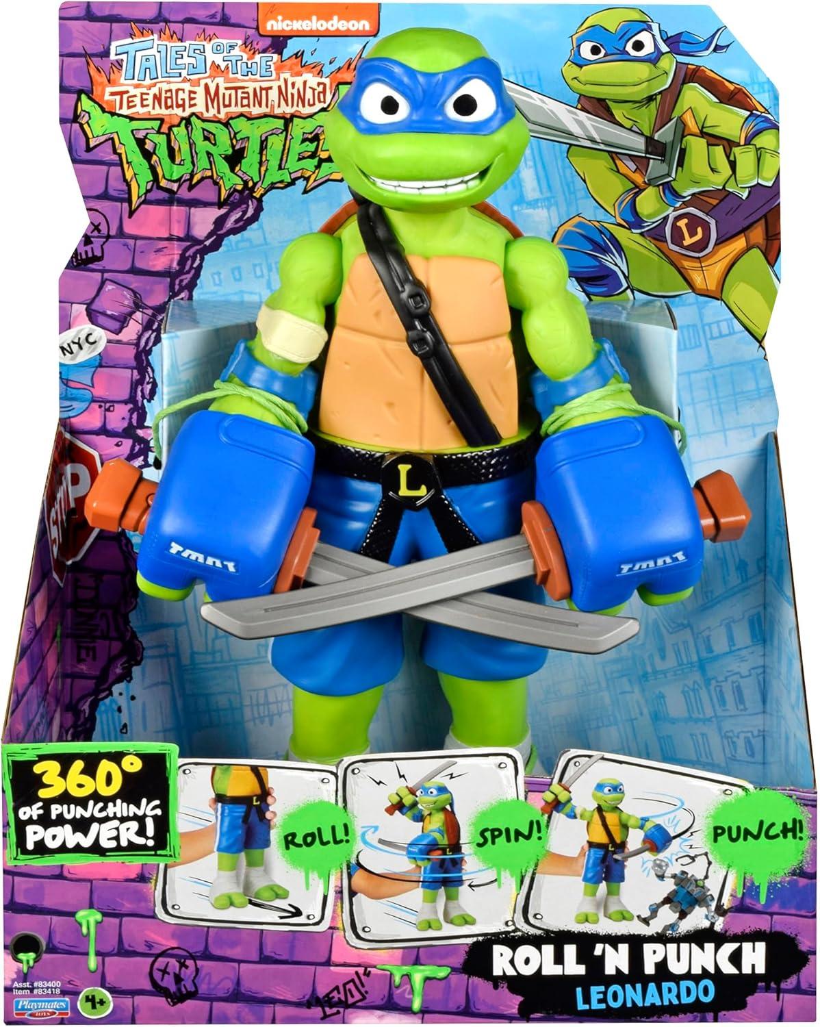 Teenage Mutant Ninja Turtles Leonardo Roll-N-Punch Giant Action Figure