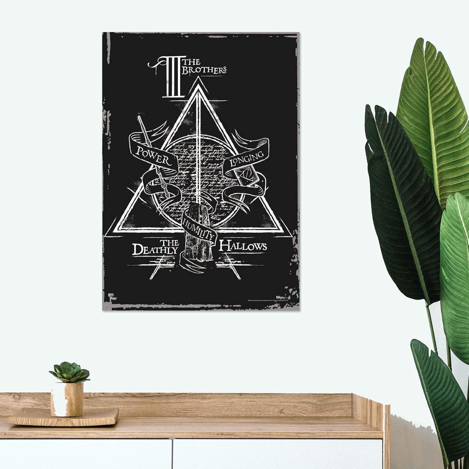 Harry Potter Deathly Hallows Three Brothers Rectangular Wall Art