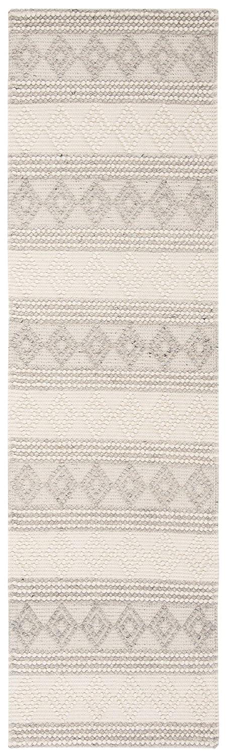 Natura NAT750 Hand Woven Runner Rug - Grey/Ivory - 2'x12' - Safavieh.