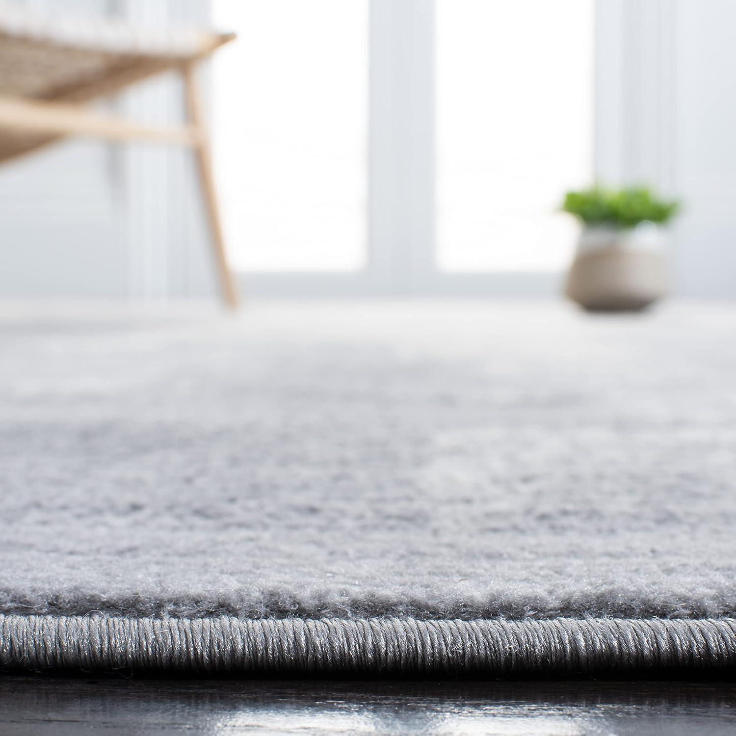 Steelside™ Adilene Abstract Light Gray/Ivory Area Rug