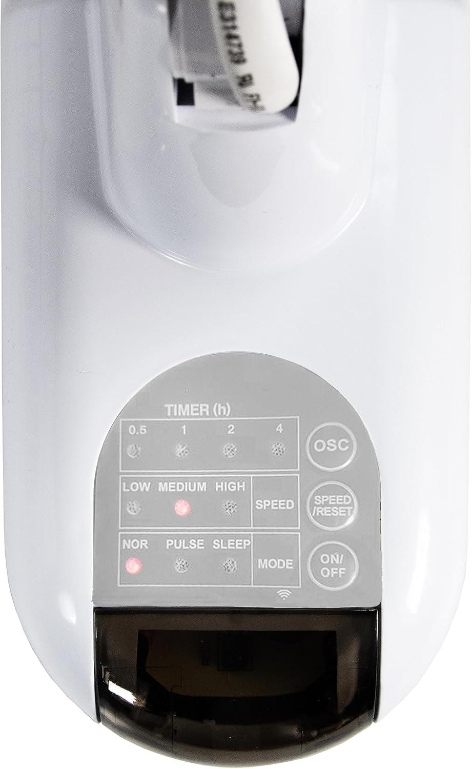 UNIVERSAL WINDOW SOLUTIONS Oscillating Wall Mount Fan With Adjustable Vertical Tilt, 16 Inch, 3 Speed, Metal Grille, 90 Degree Oscillation, 3 Modes: Normal, Pulse, And Sleep, 4H Timer, & Wi-Fi App Control