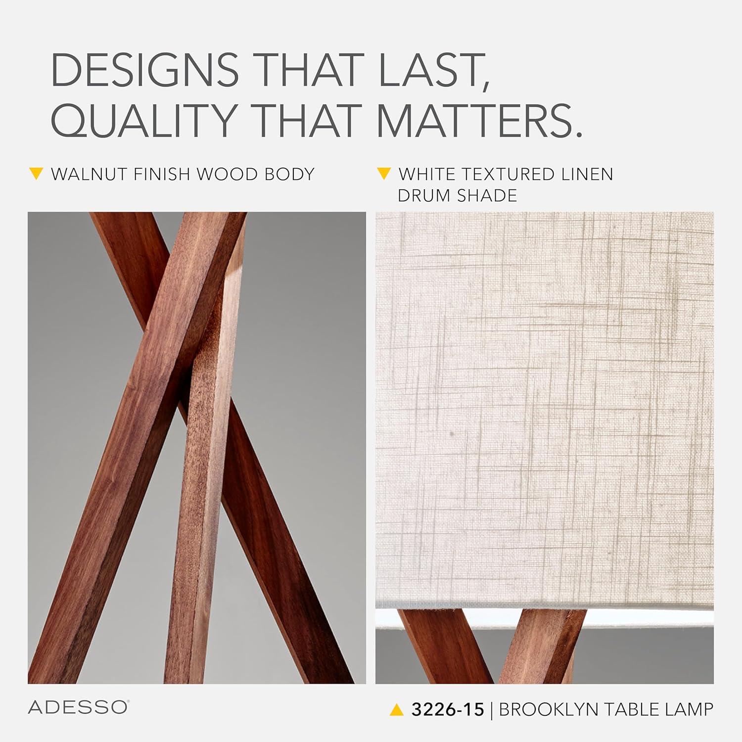 Harcourt Solid Wood Tripod Lamp