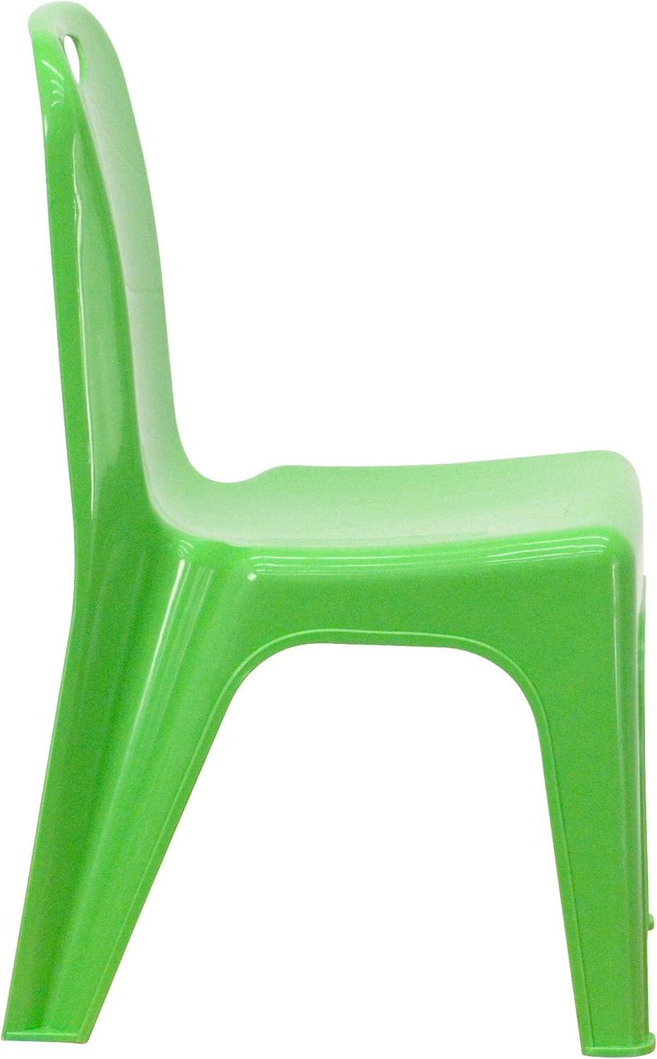 Goddard Plastic Stackable School Chair with Carrying Handle and 11'' Seat Height