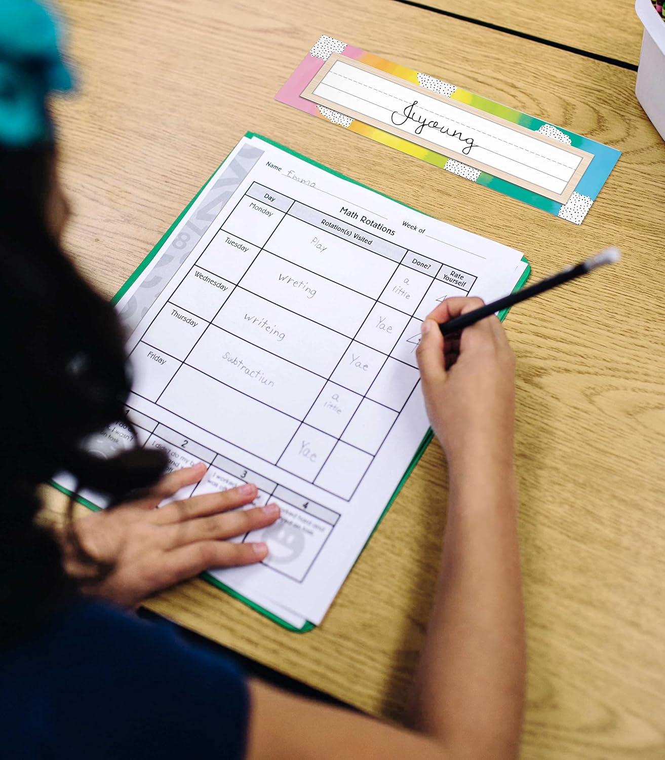 Carson Dellosa Creatively Inspired Name Plates (36 desk nameplates)