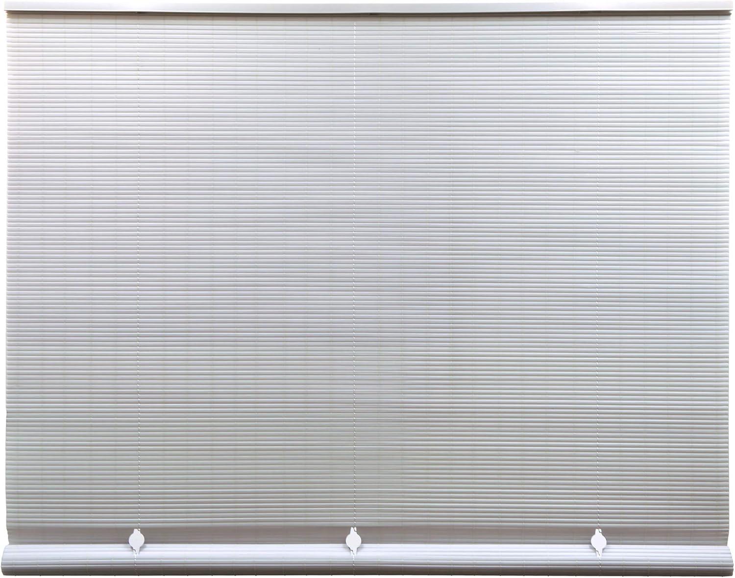 Outdoor Oval Vinyl Cord-Free PVC Rollup Blinds - Radiance