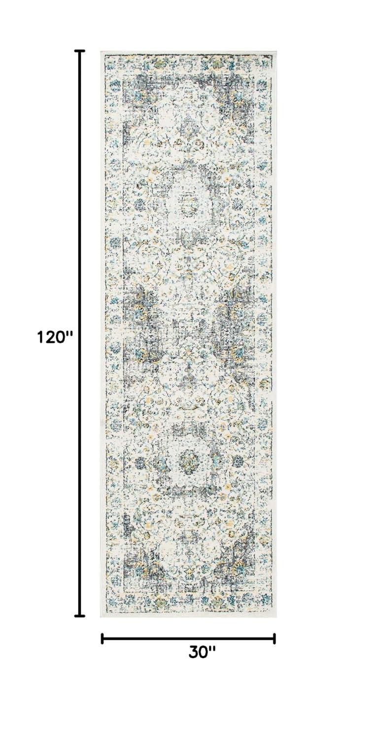 nuLOOM Paisley Vintage Persian Area Rug, 2' x 3', Verona Grey
