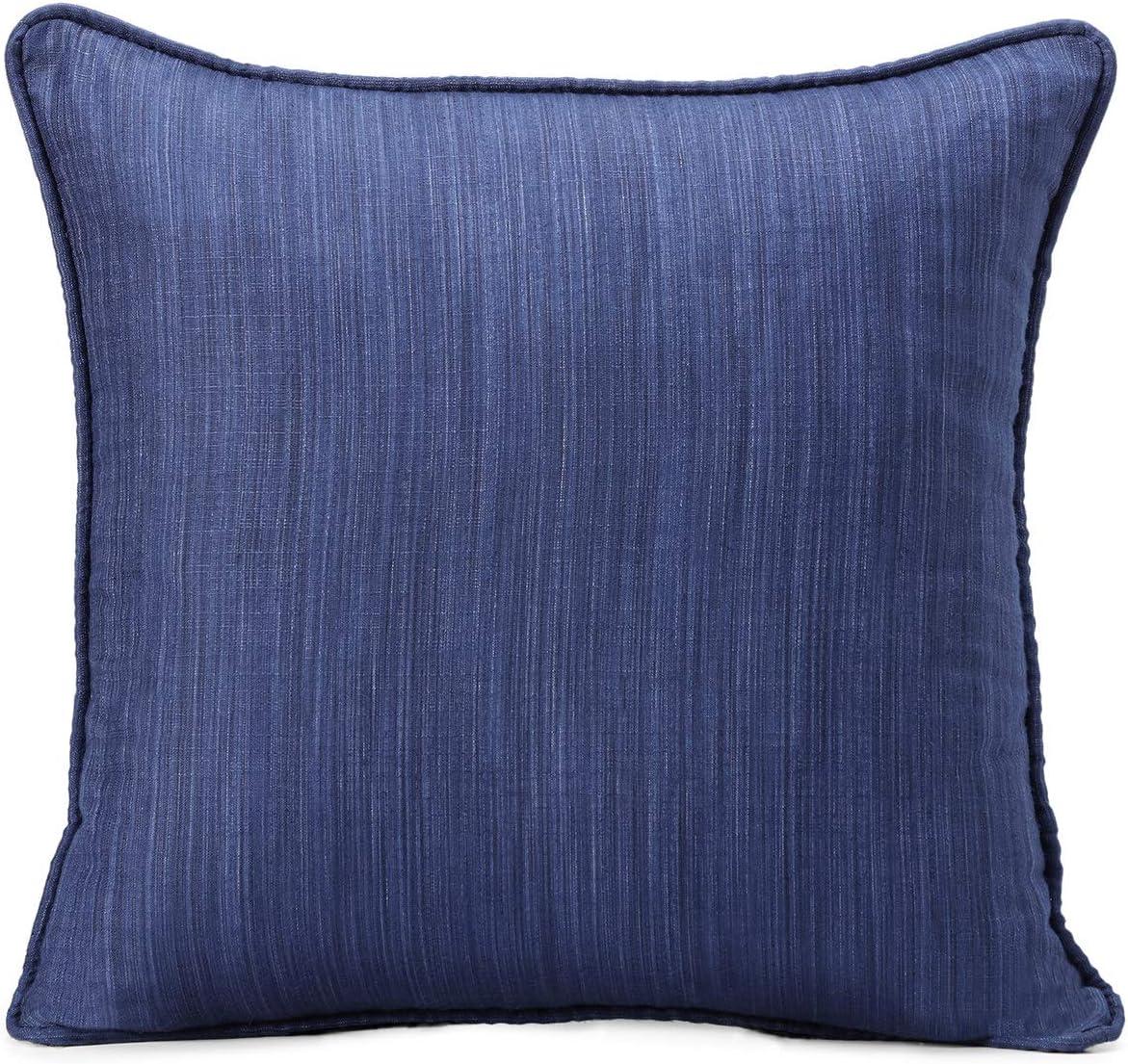 Exclusive Fabrics & Furnishings Faux Silk Throw Pillow Covers - Decorative Pillow Covers (Set of 2)