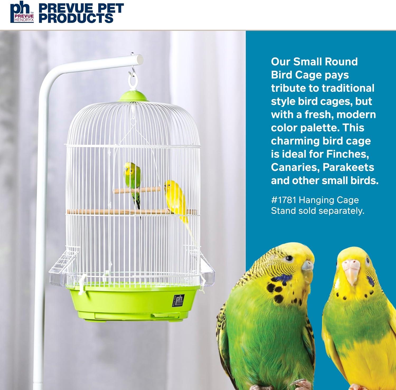 Prevue Pet Products SP31999G Classic Round Bird Cage, Green,1/2"
