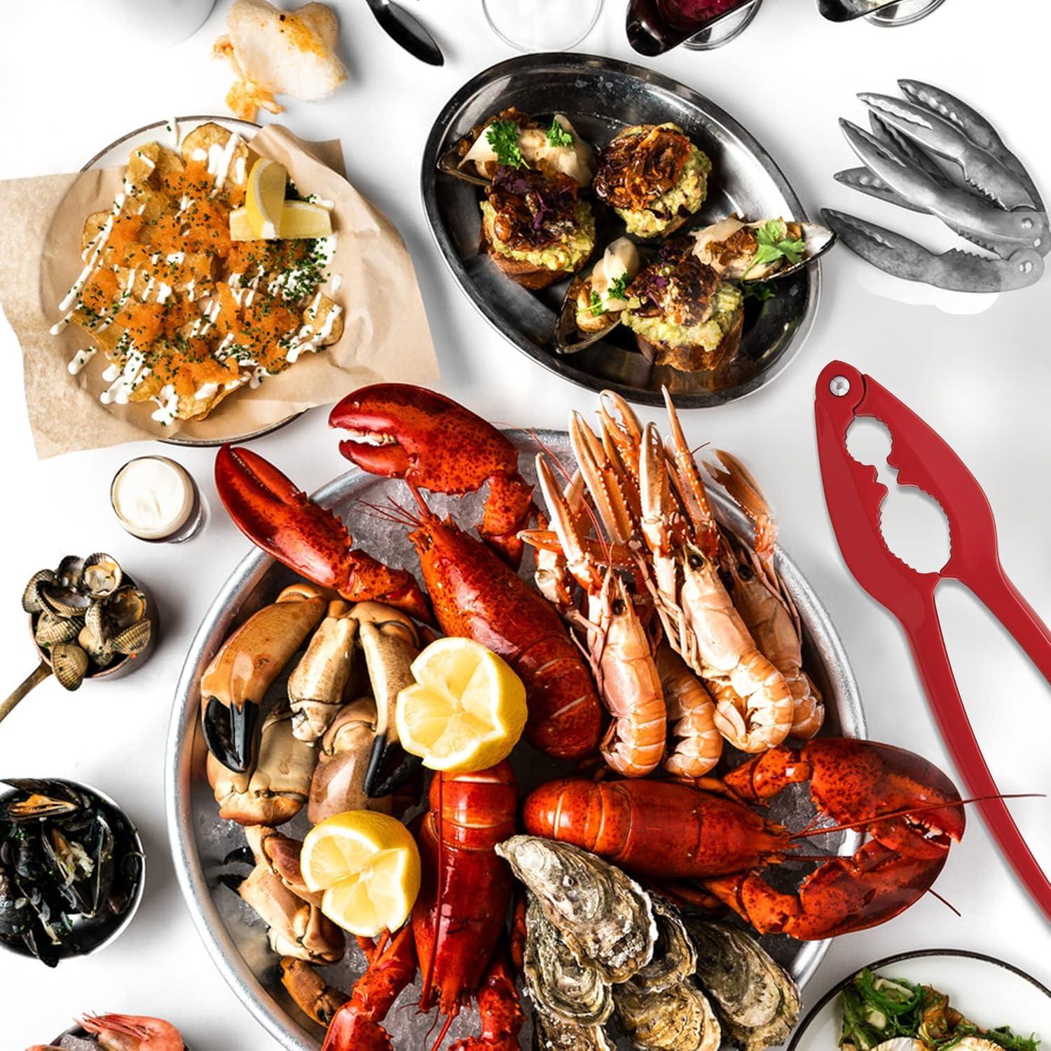 Maine Man Lobster Crab Cracker, Red