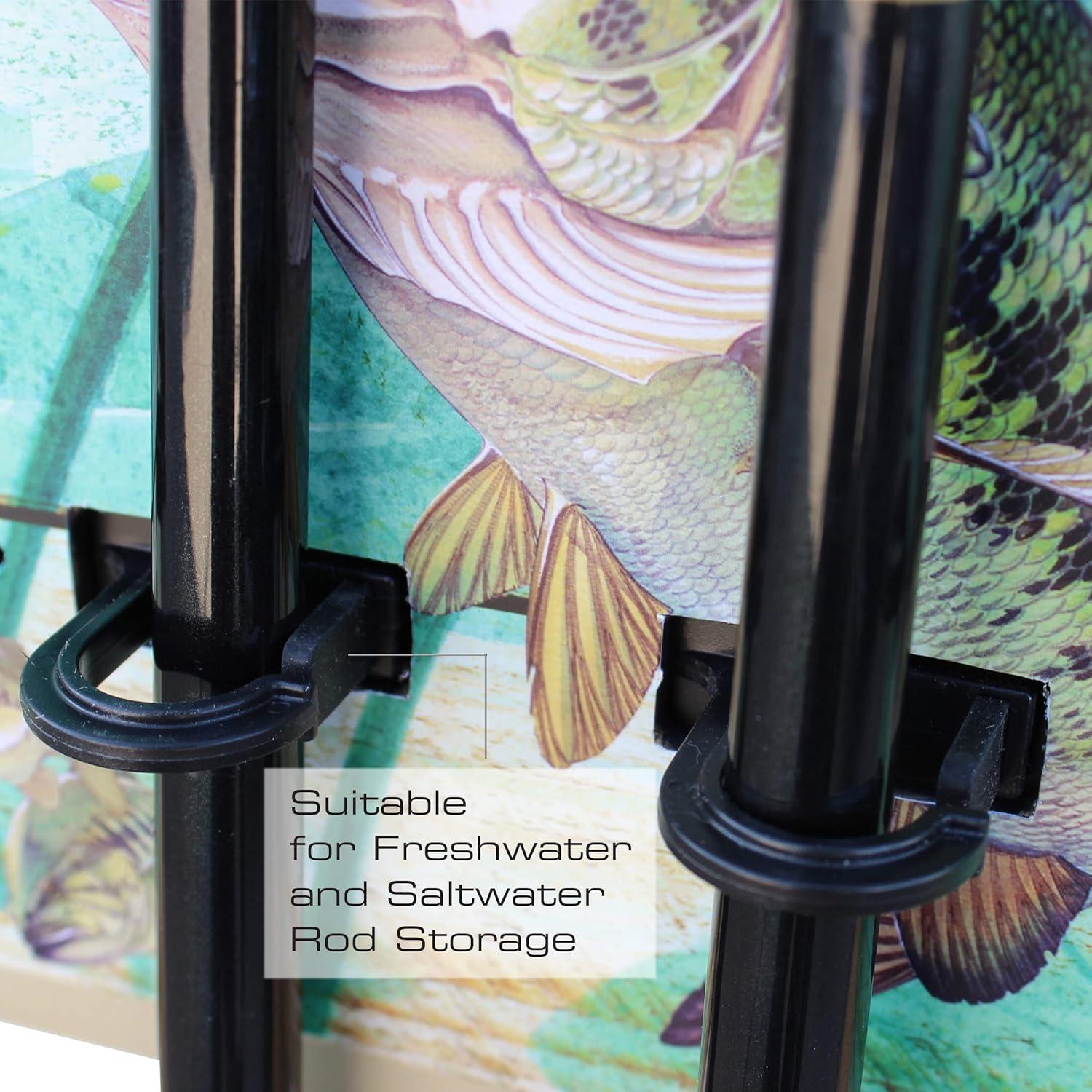 Guy Harvey Bajo Estante de Pared de 6 Varillas