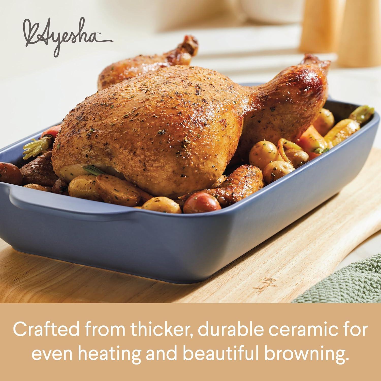 Ayesha Curry Ayesha Curry Rectangular Ceramic Baking Dish, 9-Inch x 13-Inch