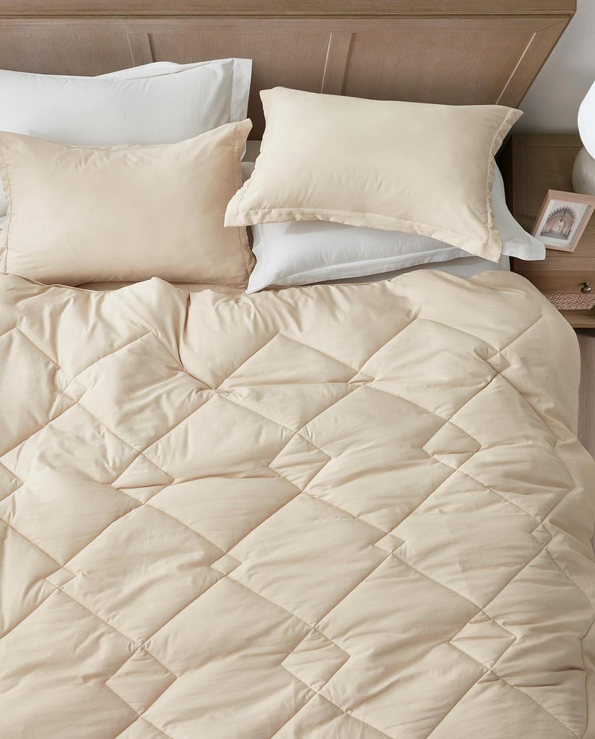 Chezmoi Collection Logan Solid Comforter Set