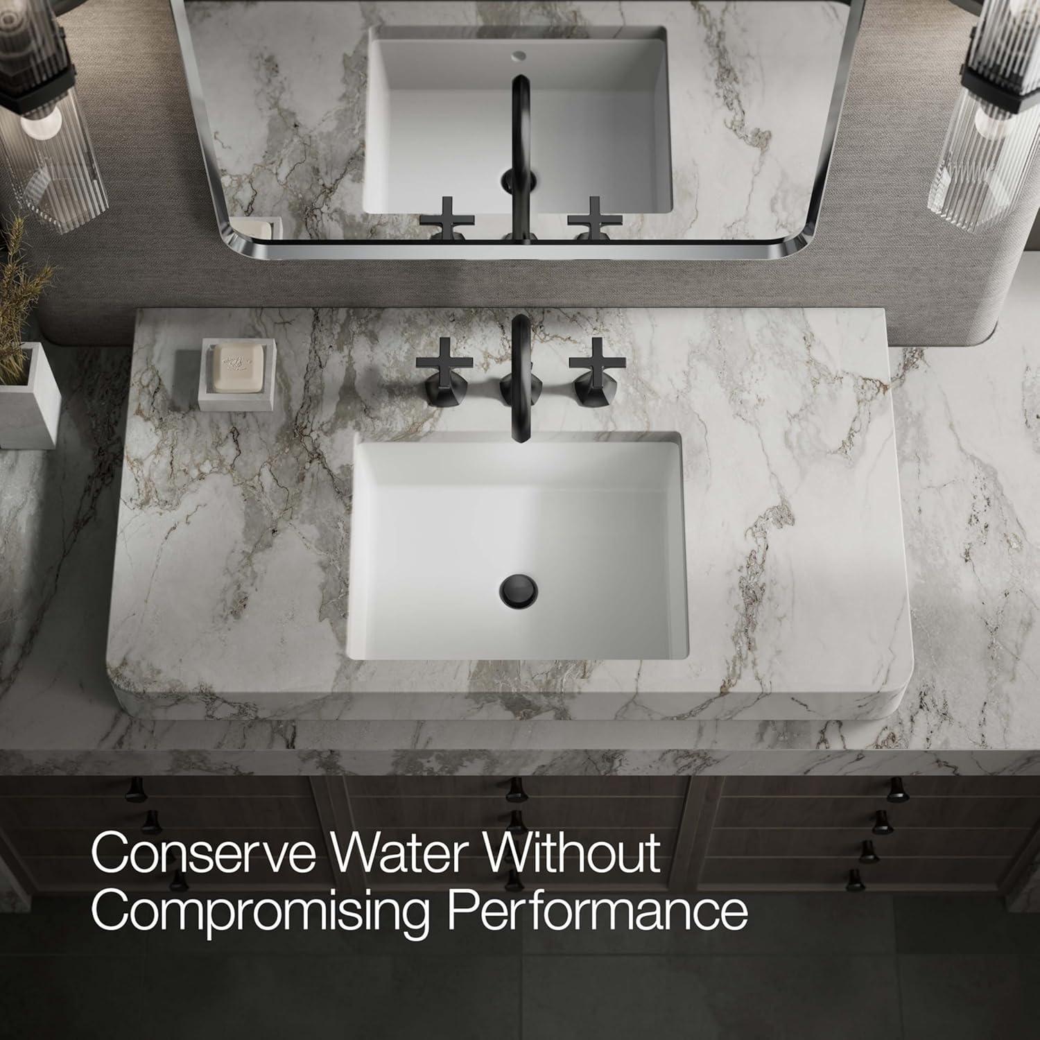 Kohler Occasion Cross Bathroom Sink Faucet Handles, 3.12" H x 3" W K-27010-3-BL
