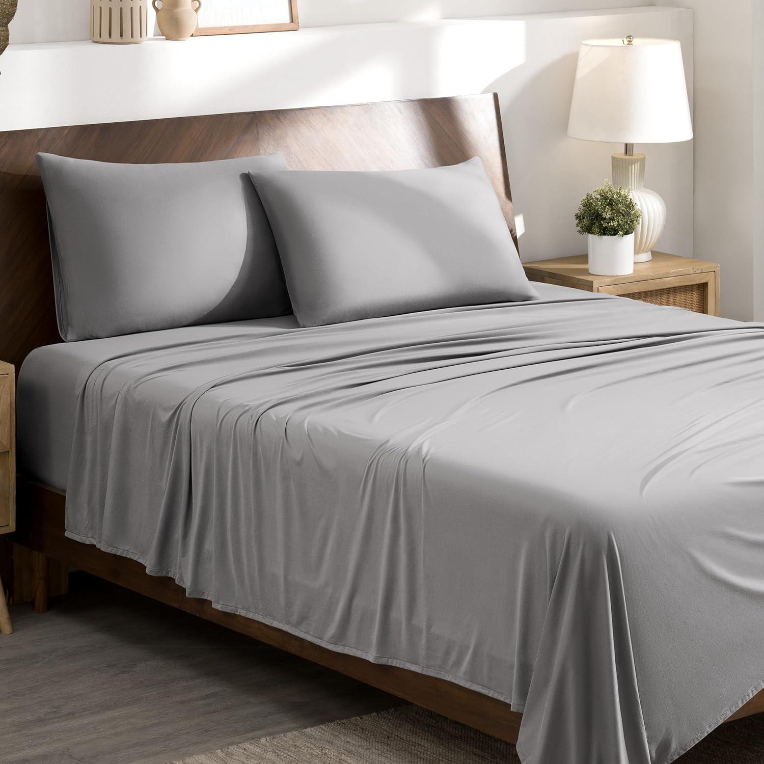 Bare Home Microfiber Stretch Sheet Set