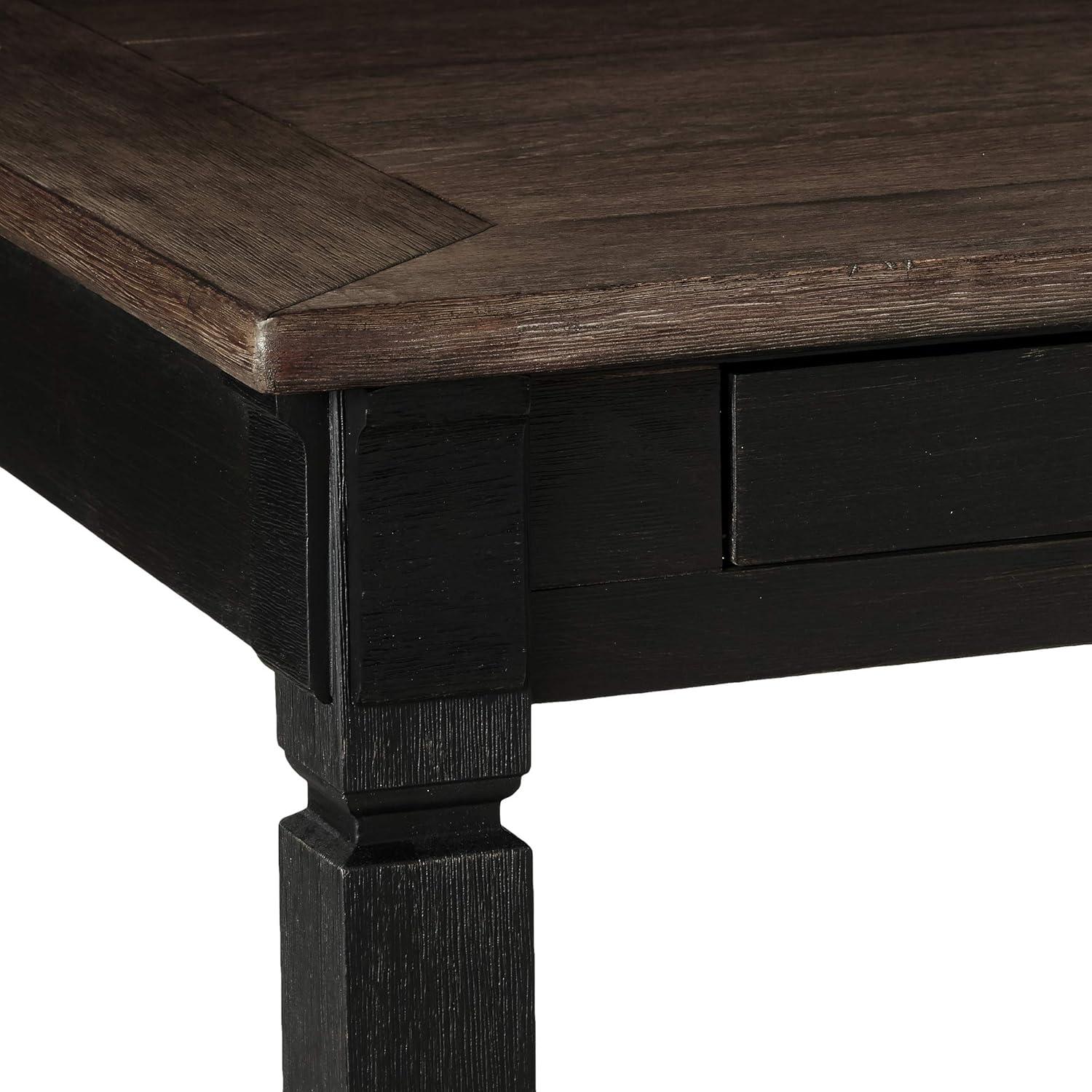 Ashley Furniture Tyler Creek Storage Dining Table in Black and Gray