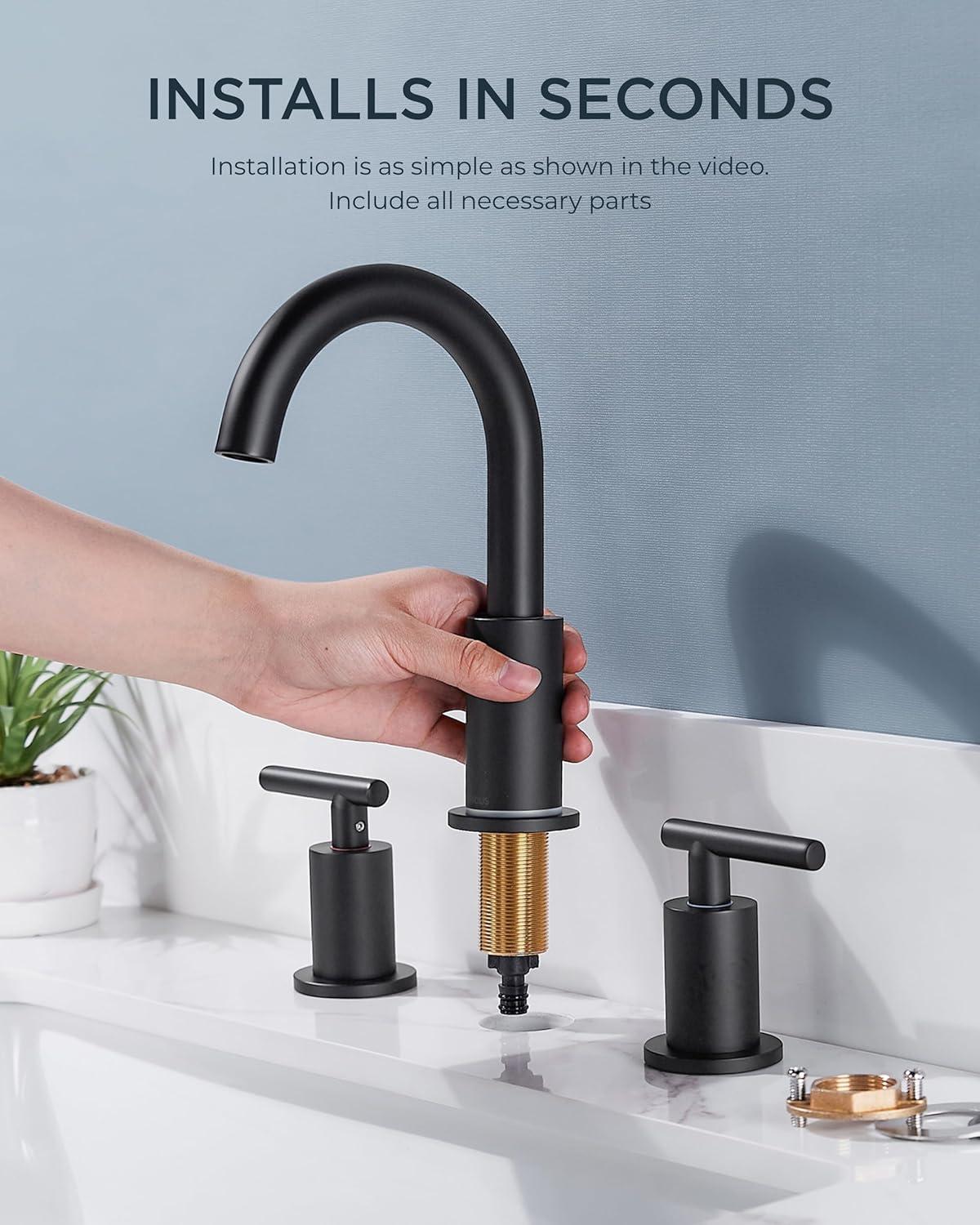 Widespread 2-handle Bathroom Faucet