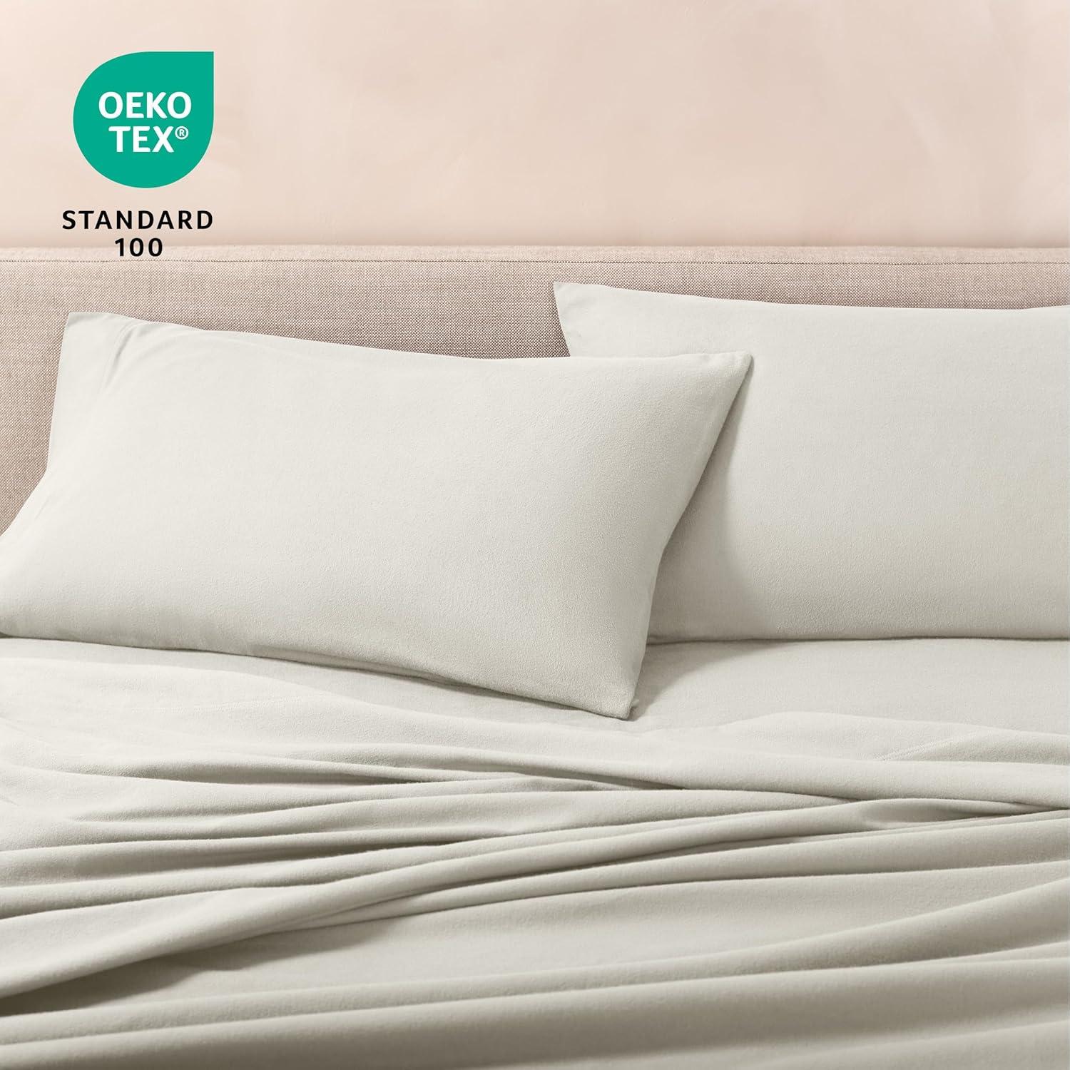 Bare Home Flannel Machine Woven Sheet Set