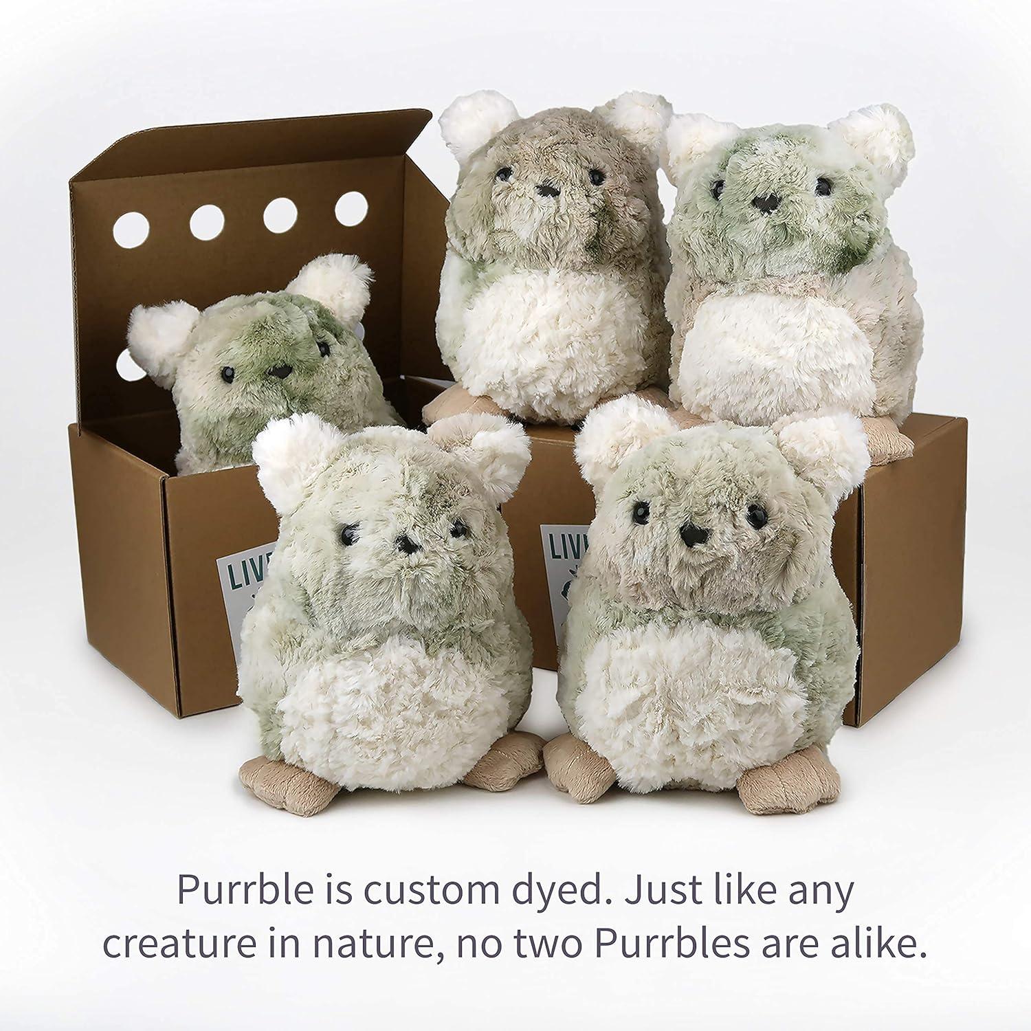 Purrble - Interactive Calming Toy with Heartbeat and Purr For all ages