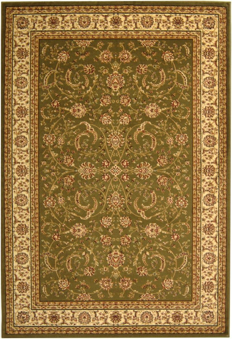 Lyndhurst LNH219 Power Loomed Area Rug - Sage/Ivory - 9'x12' - Safavieh