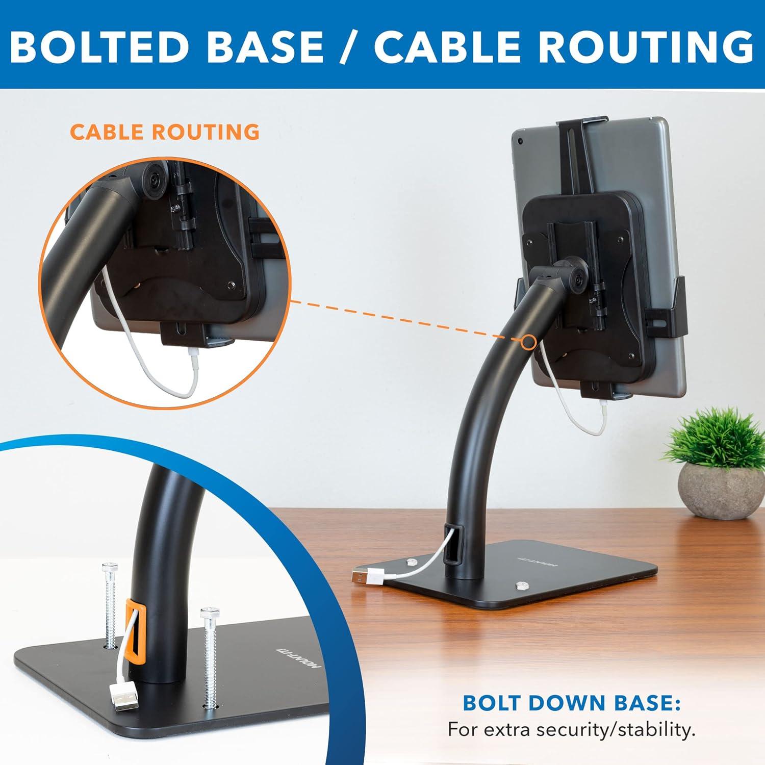 Mount-It! Anti-Theft Tablet Countertop Kiosk Stand