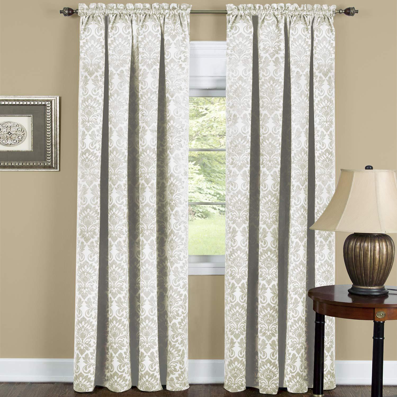 Achim Sutton Window Curtain Panel 52x84 - Ivory