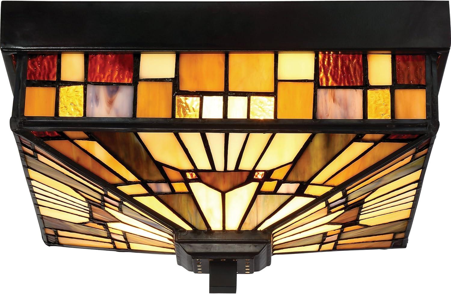 Quoizel Lighting Inglenook 2 - Light Flush Mount in  Valiant Bronze