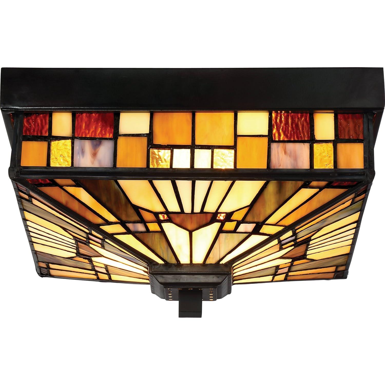 Quoizel Lighting Inglenook 2 - Light Flush Mount in  Valiant Bronze