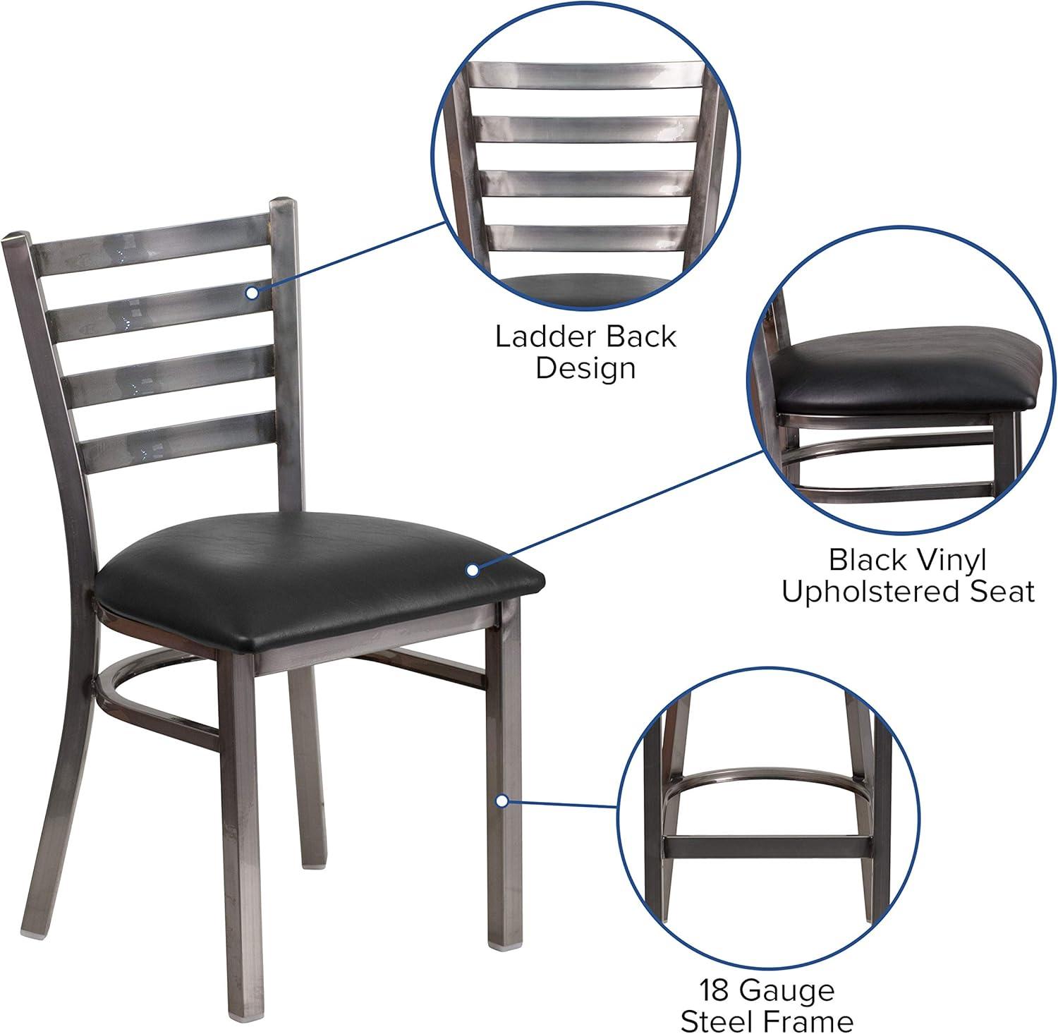 Kendall Ladder Back Metal Restaurant Chair