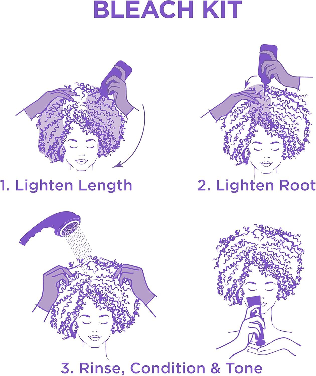 Dark and Lovely Uplift Hair Bleach Kit, Hair Dye, Bleach Blonde