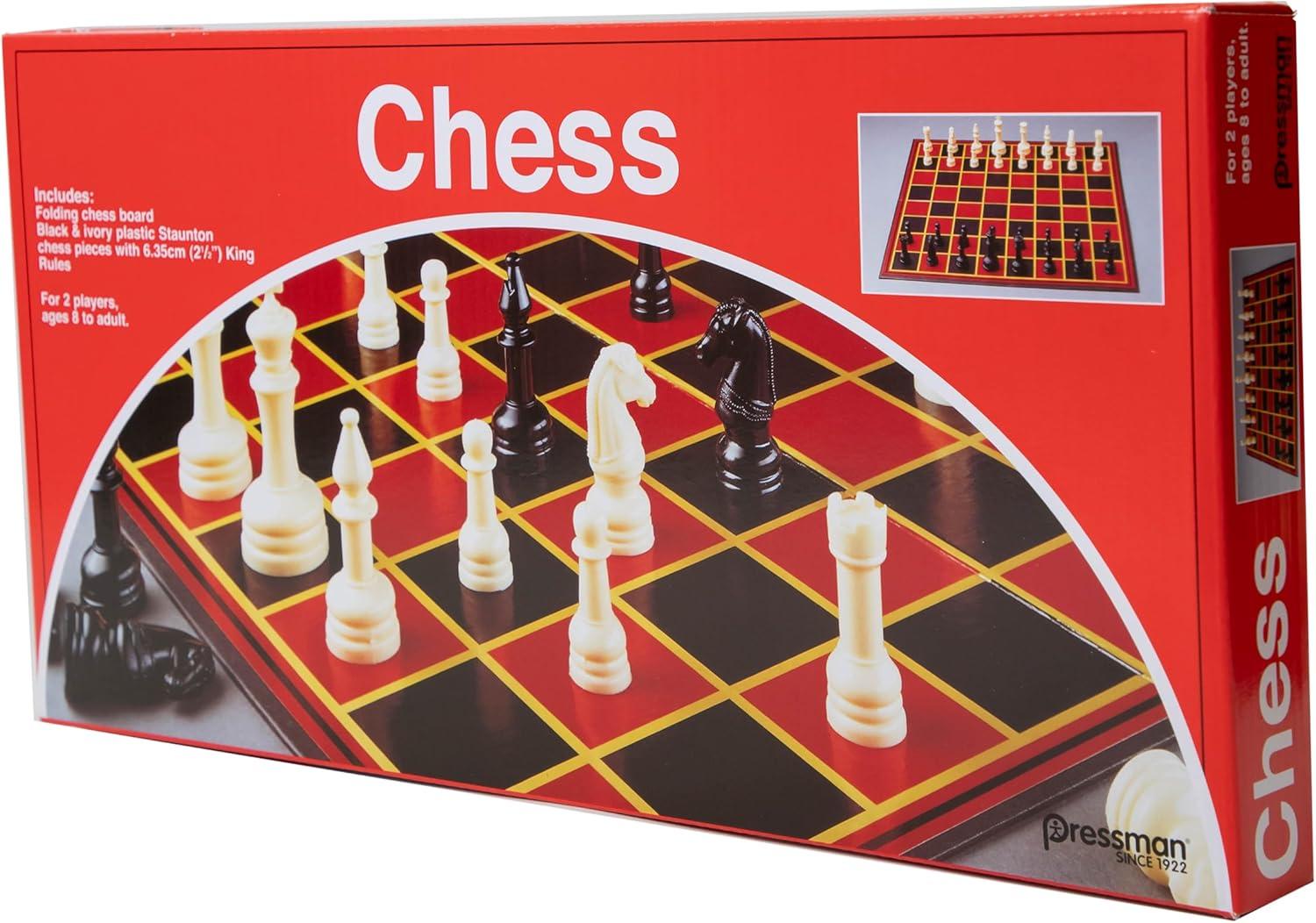 Pressman Chess Set Board Game - Board Games for Kids & Adults, Classic Board Games