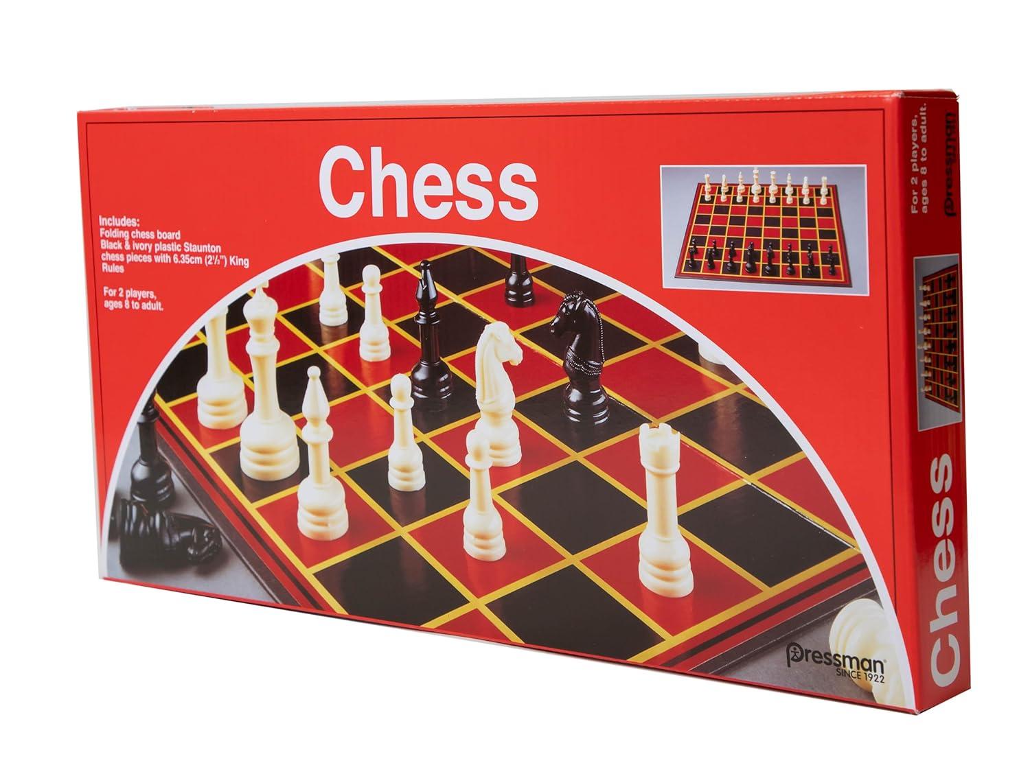 Pressman Chess Set Board Game - Board Games for Kids & Adults, Classic Board Games