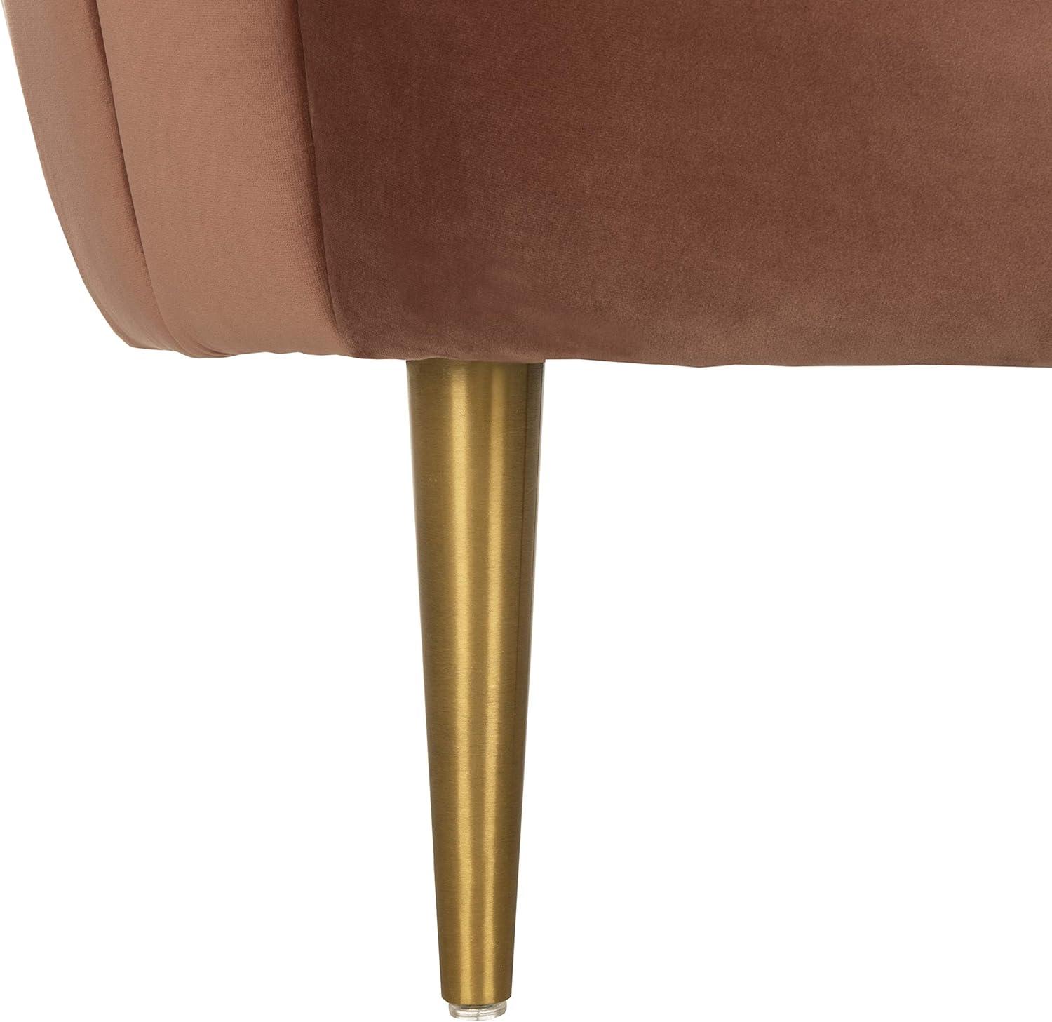 Razia Velvet Barrel Chair