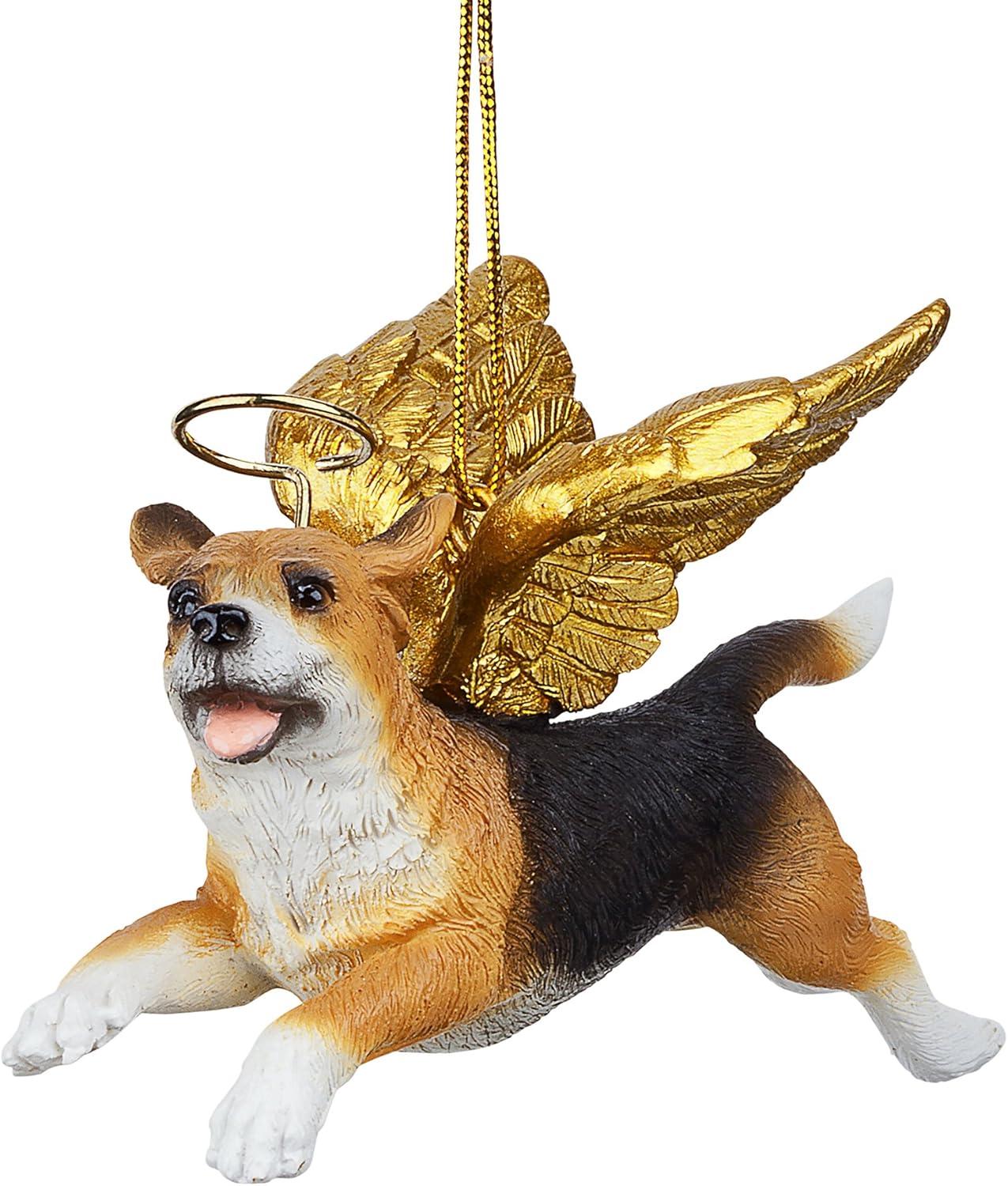 Design Toscano Honor the Pooch Pug Holiday Dog Angel Ornament