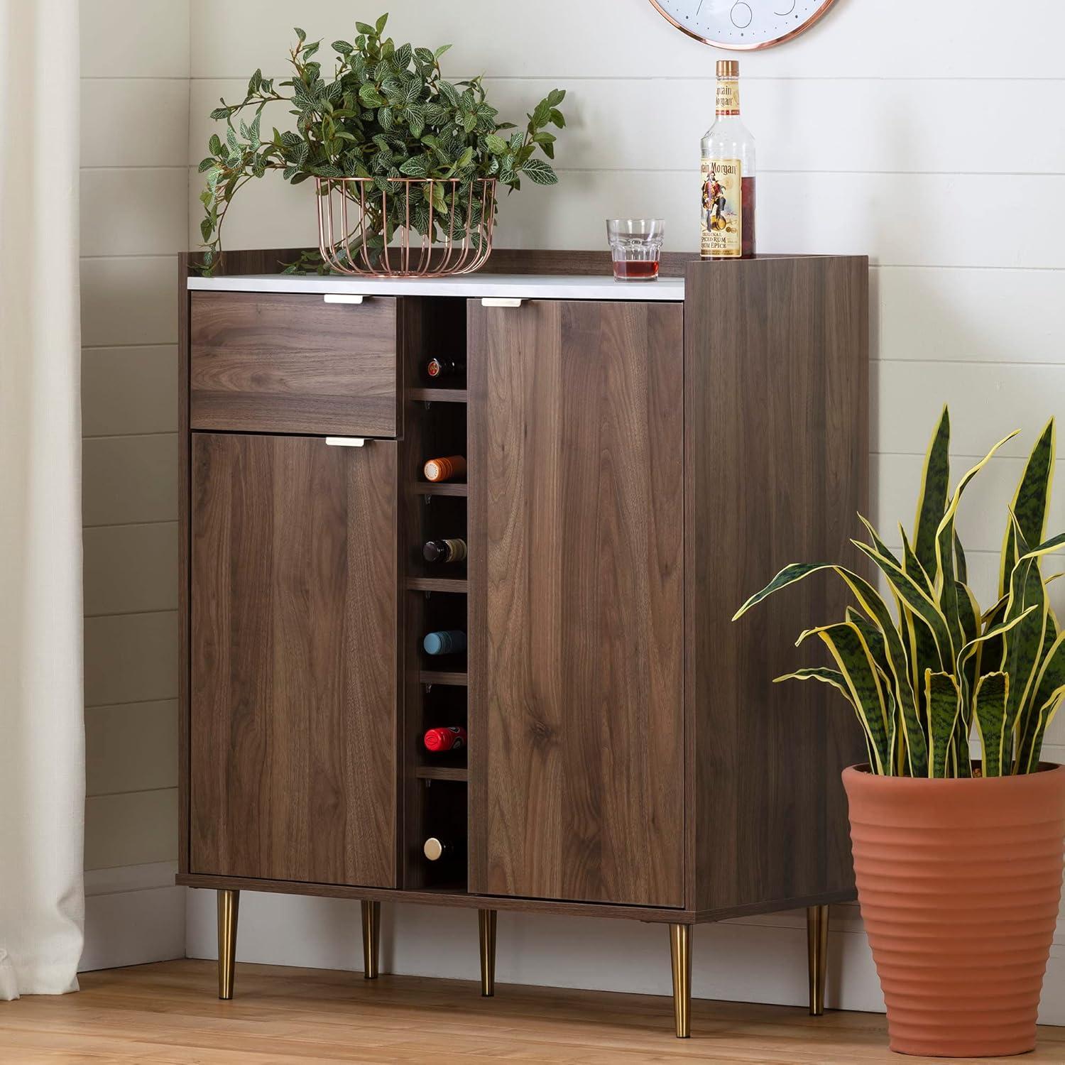 South Shore Hype Buffet with Wine Storage