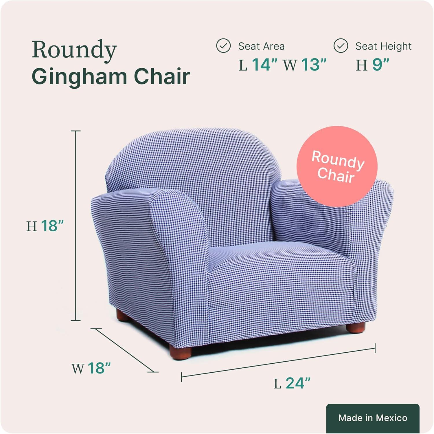 Keet Keet Roundy Kid's Chair + Cover Combo Set Navy