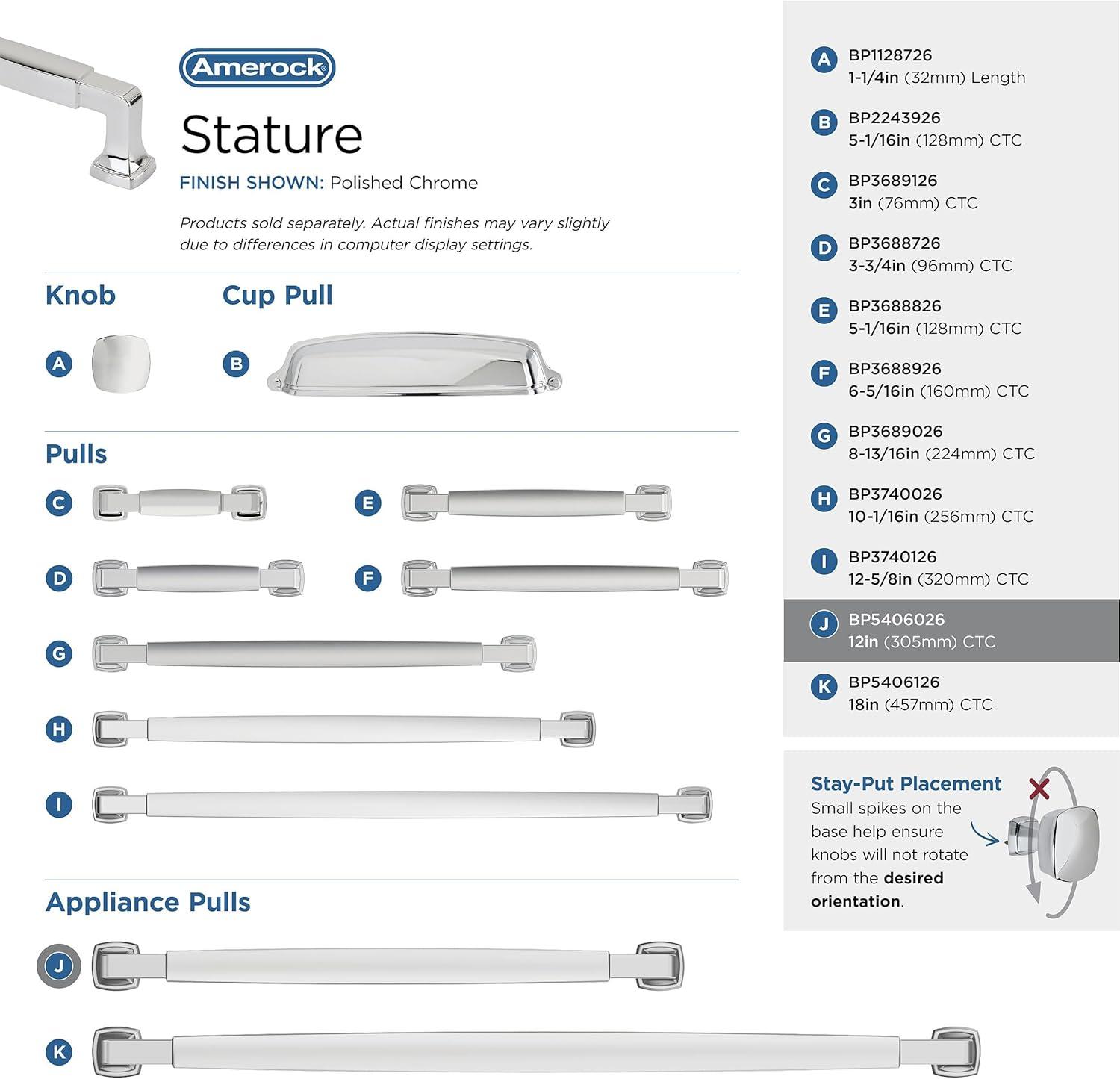 Amerock Stature Appliance Pull