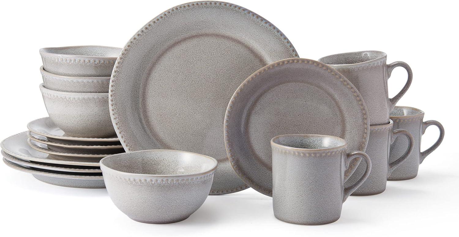 Mikasa Ellie 16-Piece Stoneware Dinnerware Set, Service for 4