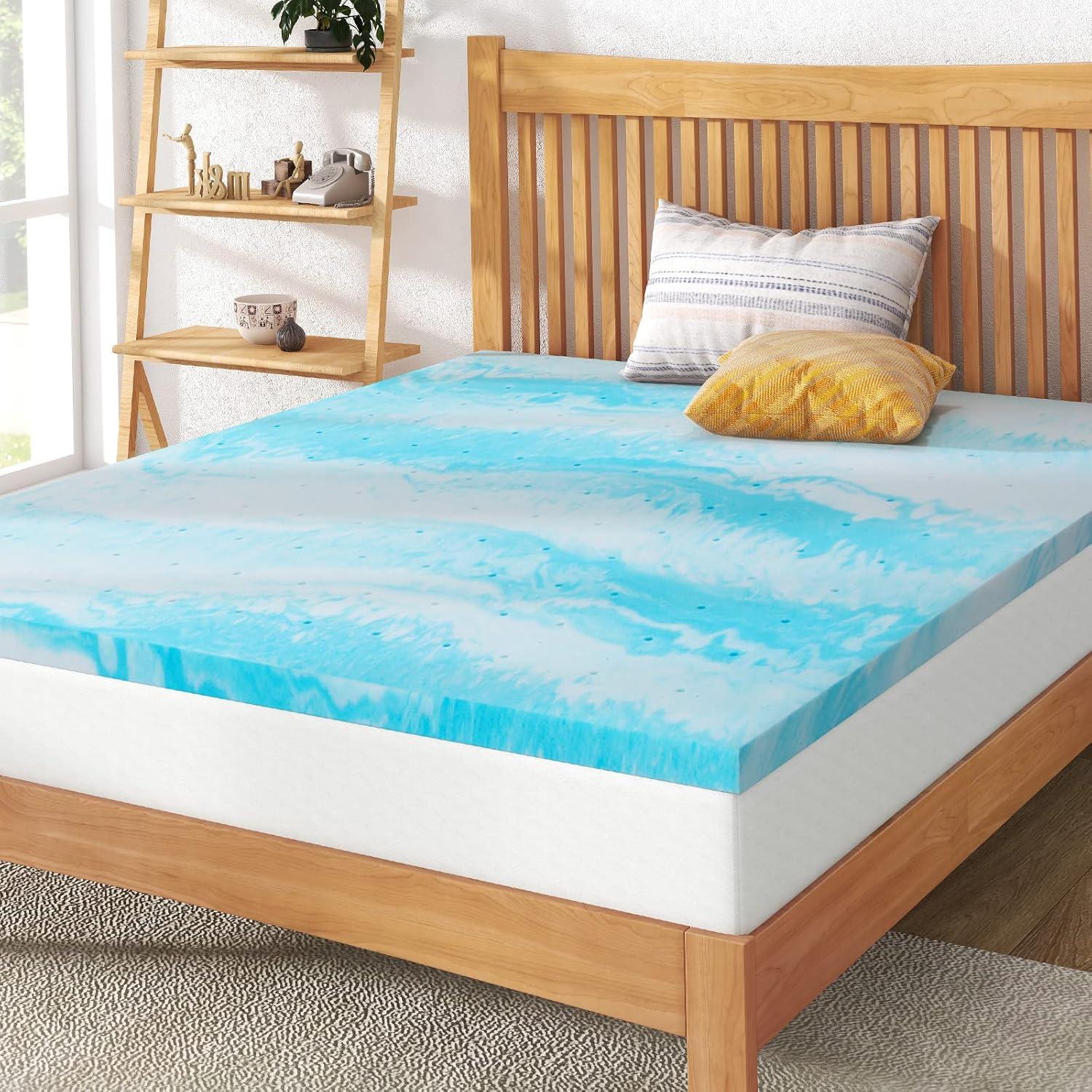 Twin 2-Inch Gel Memory Foam Mattress Topper