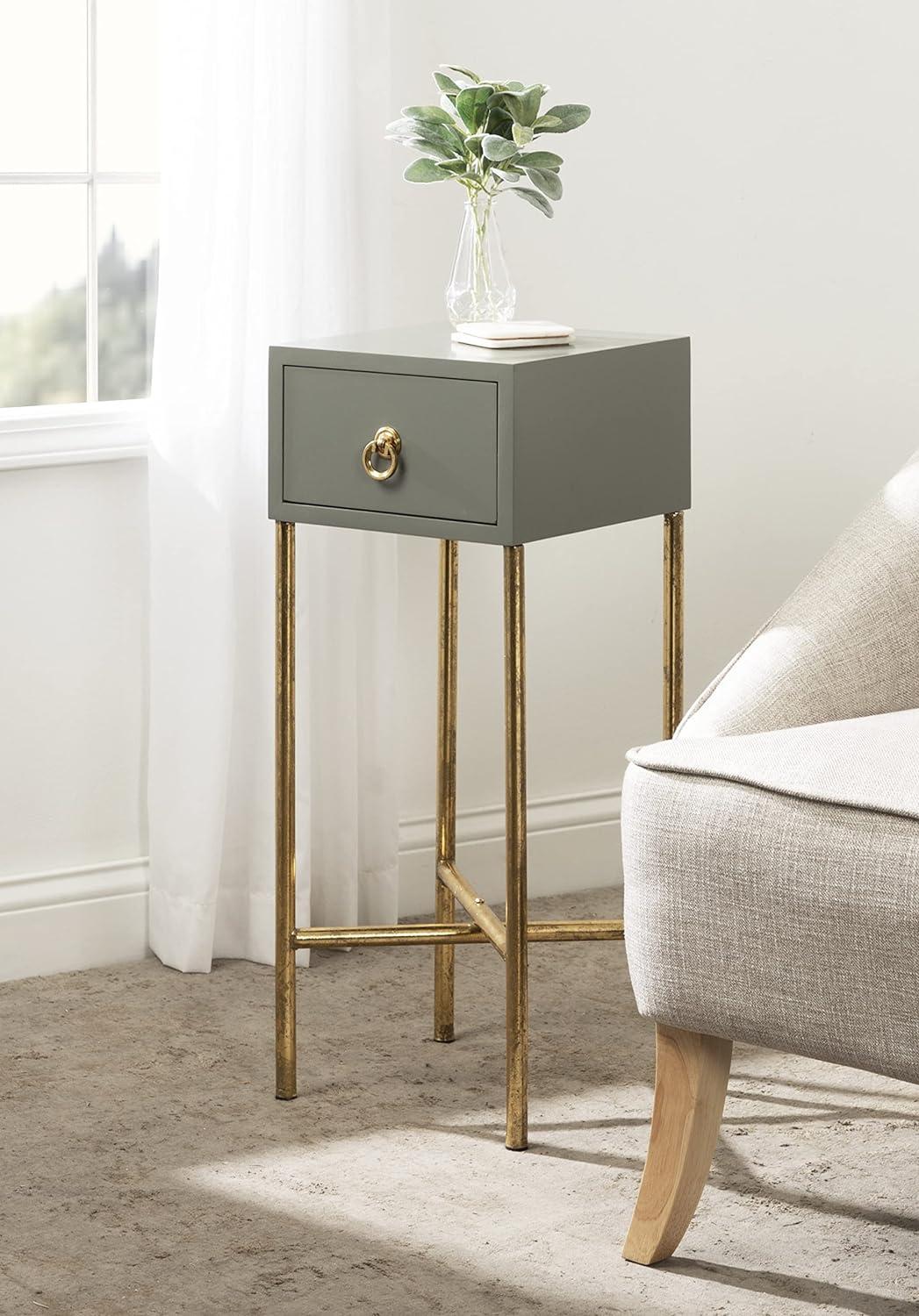 Kate and Laurel Decklyn Wood Accent Table