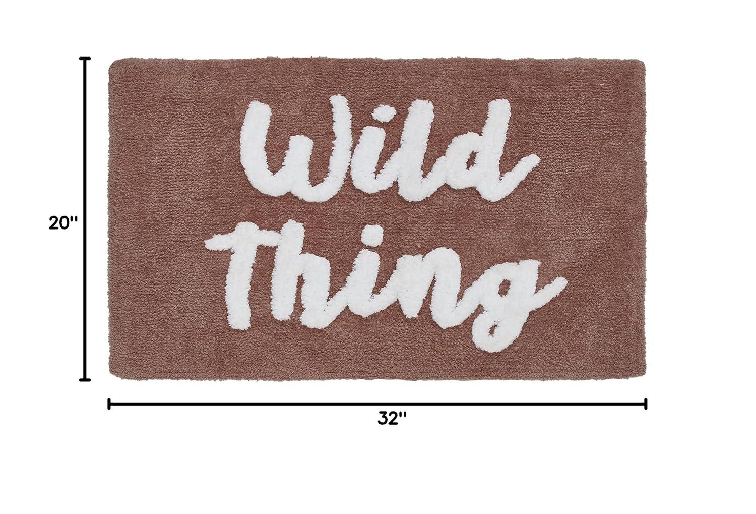 Jade & Oake Wild Thing Tufted Bath Rug, 20" x 32"