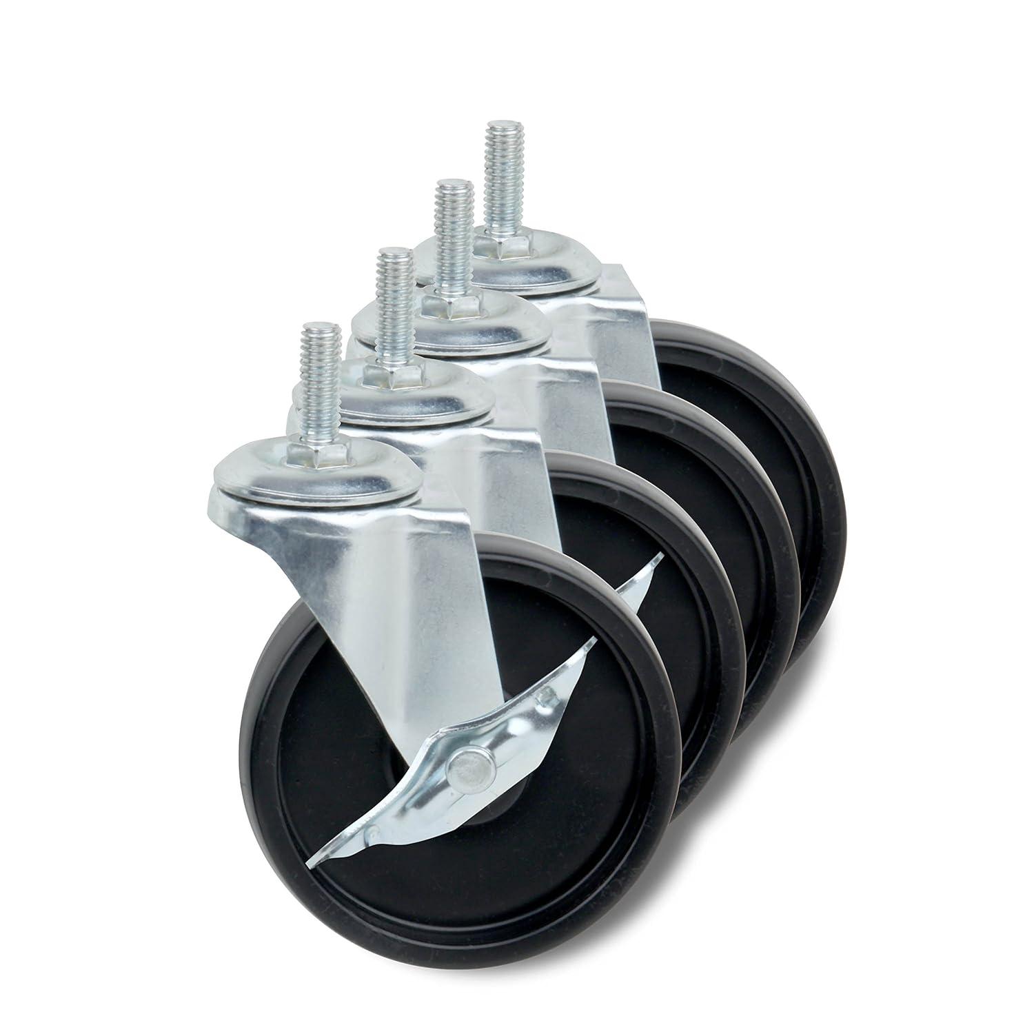 Honey Can Do 4" Shelving Casters (Set of 4)