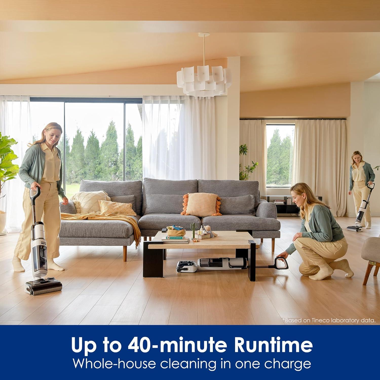 Tineco FloorWasher Flashdry Cordless Mop & Vacuum Cleaner - 6 Series