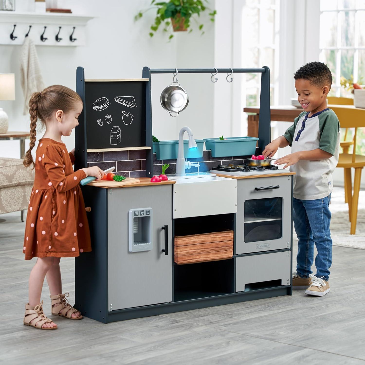 KidKraft Farm to Table Play Kitchen with EZ Kraft Assemblyâ¢