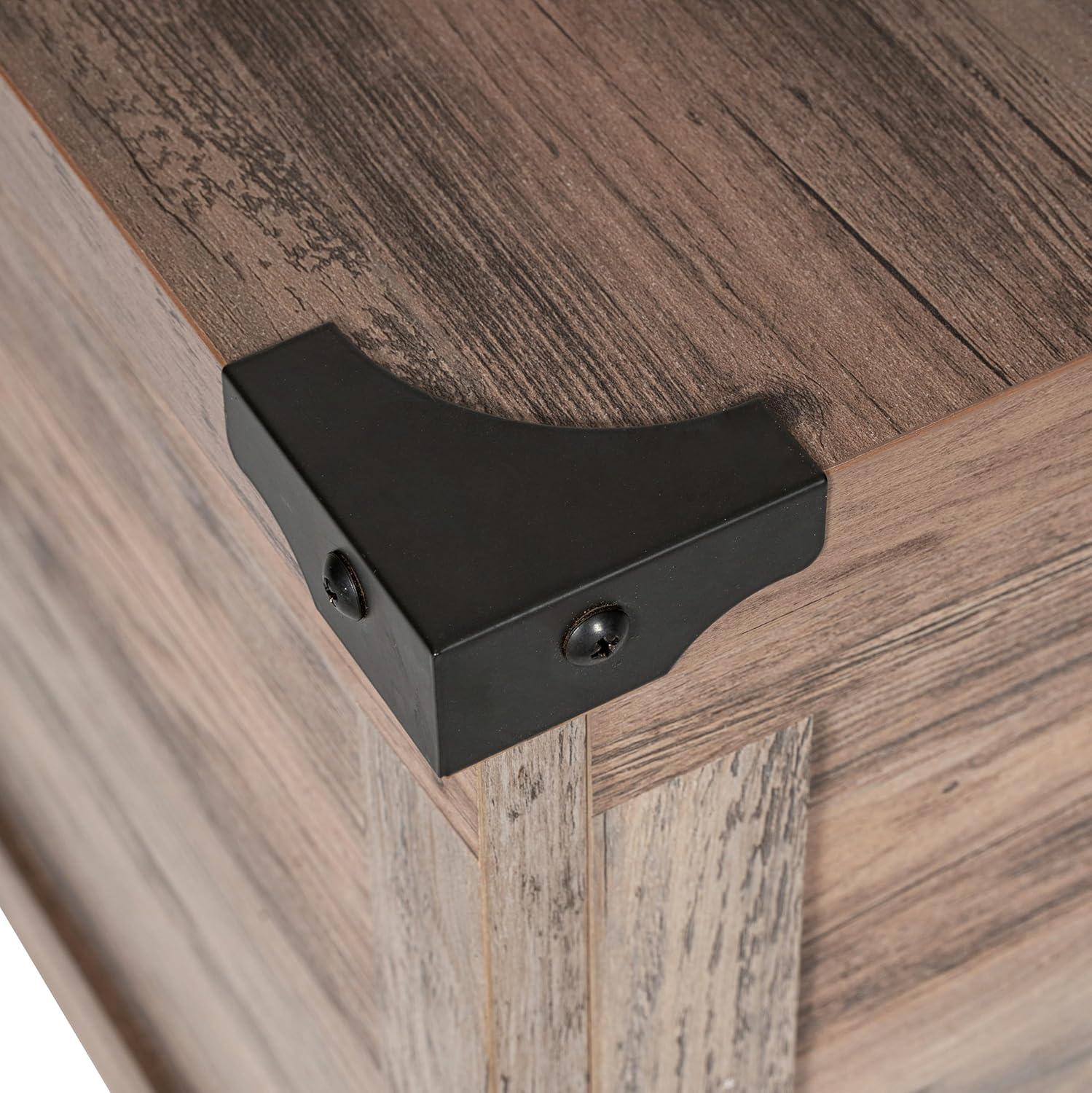 Taylor & Logan Willard Modern Farmhouse Coffee Table: Lift-Top, Engineered Wood, Lockable Hinges