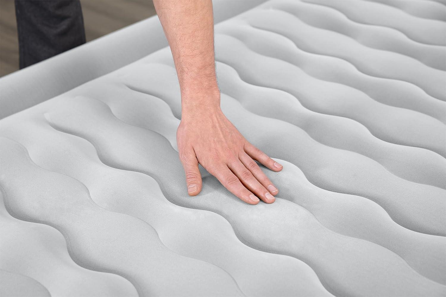 Bestway Tritech Air Mattress Queen 15" with Built-in AC Pump Included