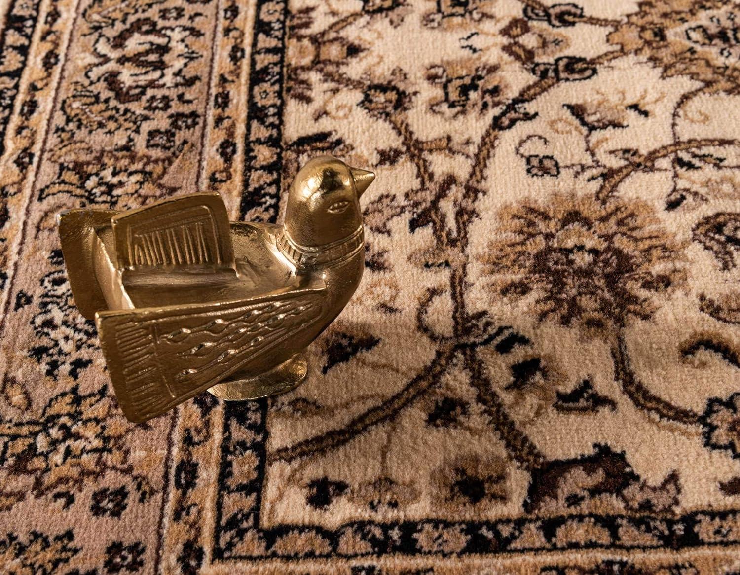 Unique Loom 5' 1 x 8' 0 Sialk Hill Washington Ivory Area Rug