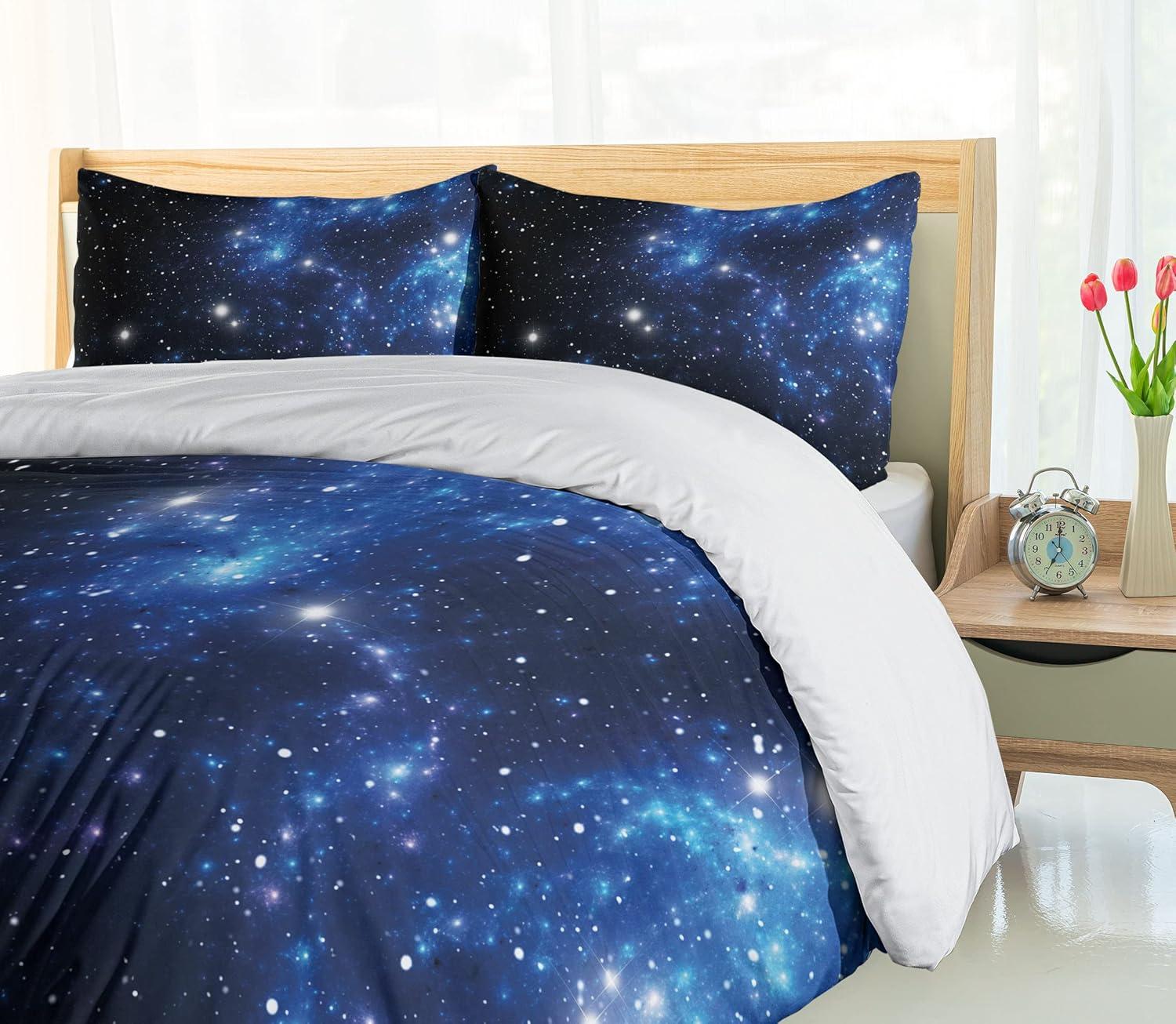 Ambesonne Constellation Modern & Contemporary Dots Duvet Cover Set